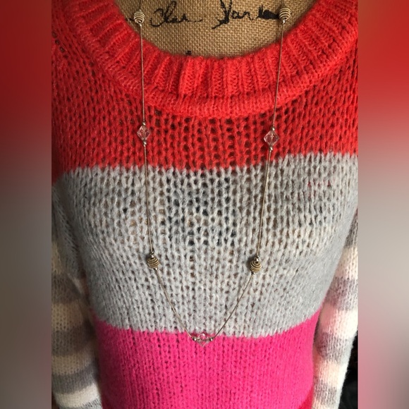 GAP Large Color Block Sweater NWOT - Picture 2 of 6